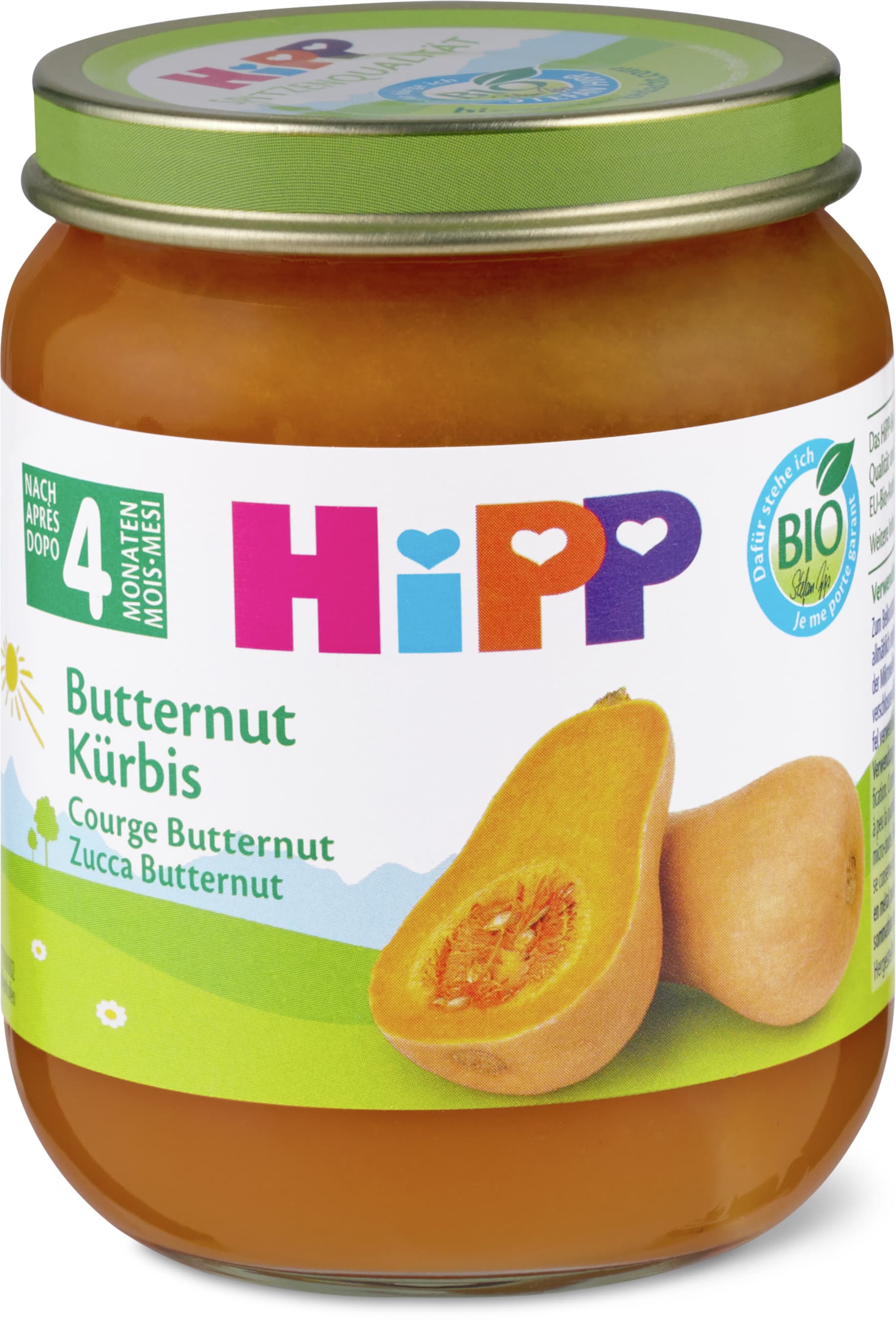 Hipp Mouliné de potiron butternut 125g